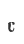 c
