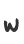 w