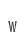 w