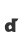 d
