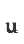 u