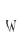 w