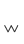 w