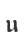 u