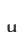 u