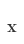 x