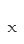 x
