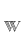 w