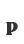 p