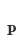 p