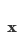 x