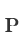 P