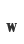 w