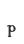 p