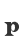 p