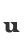 u