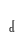 d