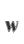 w