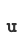 u