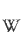 W