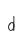 d