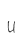 U
