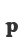 p