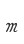 m