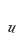 u