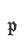 p