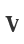 v