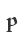 p