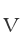 V