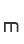 m