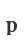 p