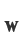 w