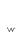 w