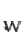 w