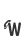W