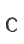 c