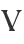 v