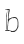B