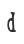d