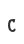 c
