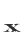 x