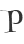 P