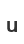 u