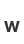 w