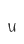 u