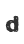 d